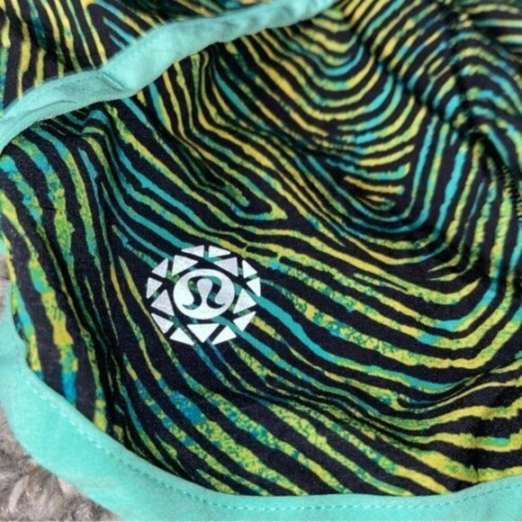 Lululemon Speed Short 2016 Seawheeze - Who Done It Split Pea Black / Bali Breeze - Picture 3 of 8